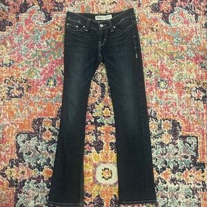 BKE Women's Dark Blue Boot Cut Jeans Payton